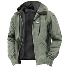 Men's Lined Hooded Jacket | Teddy Lining | Full Zip | 6 Colours