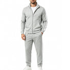 Men's Contrast Stripe Tracksuit | Stand Collar Jacket | 7 Colours