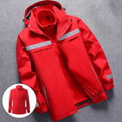 Men's 3-in-1 Jacket | Reflective | Detachable Fleece Liner | Hooded