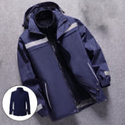 Men's 3-in-1 Jacket | Reflective | Detachable Fleece Liner | Hooded