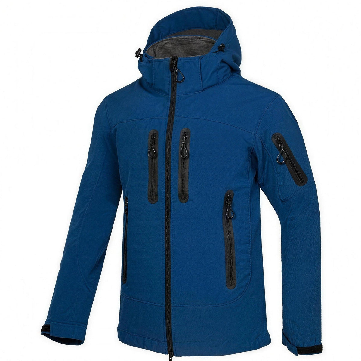 Men's Hooded Work Softshell | Lined | Multi-Pocket