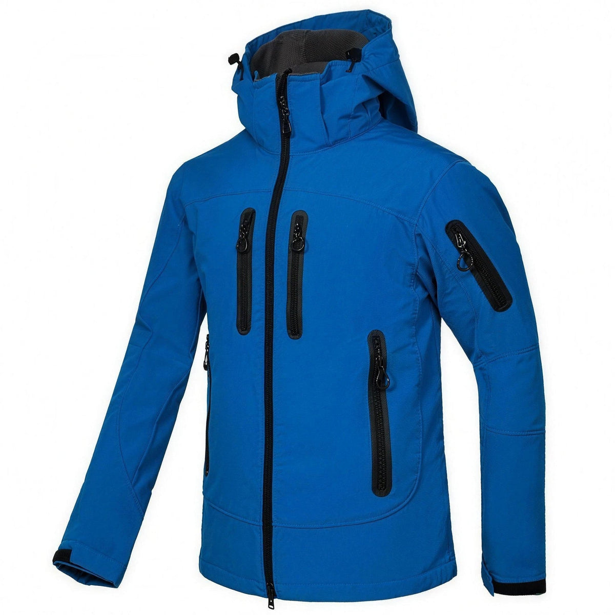 Men's Hooded Work Softshell | Lined | Multi-Pocket
