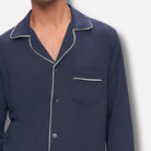 Men's Jersey Pyjamas | Contrast Piping | 2 Colours
