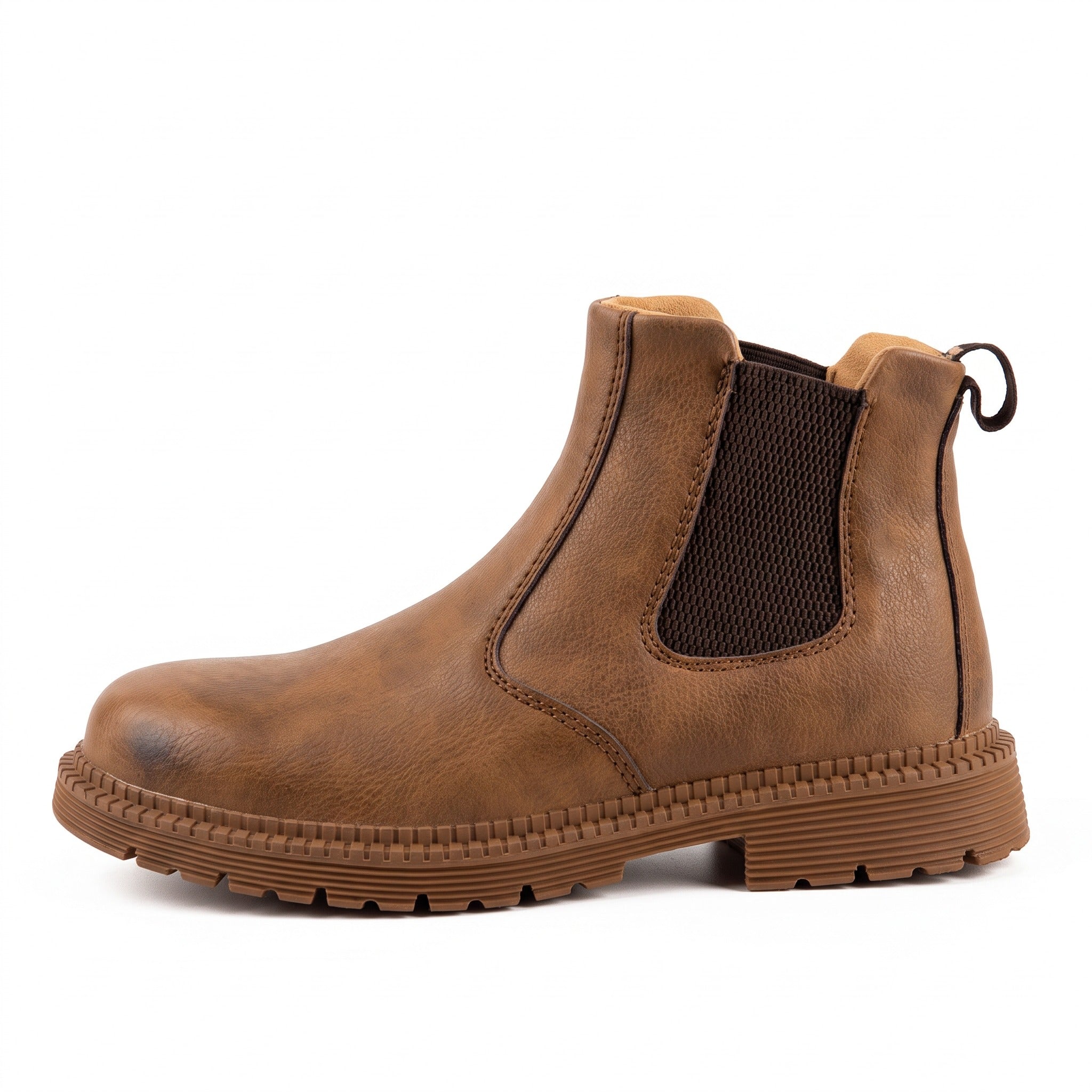 Men's Chelsea Boots with Lug Sole | Leather Look | 3 Colours