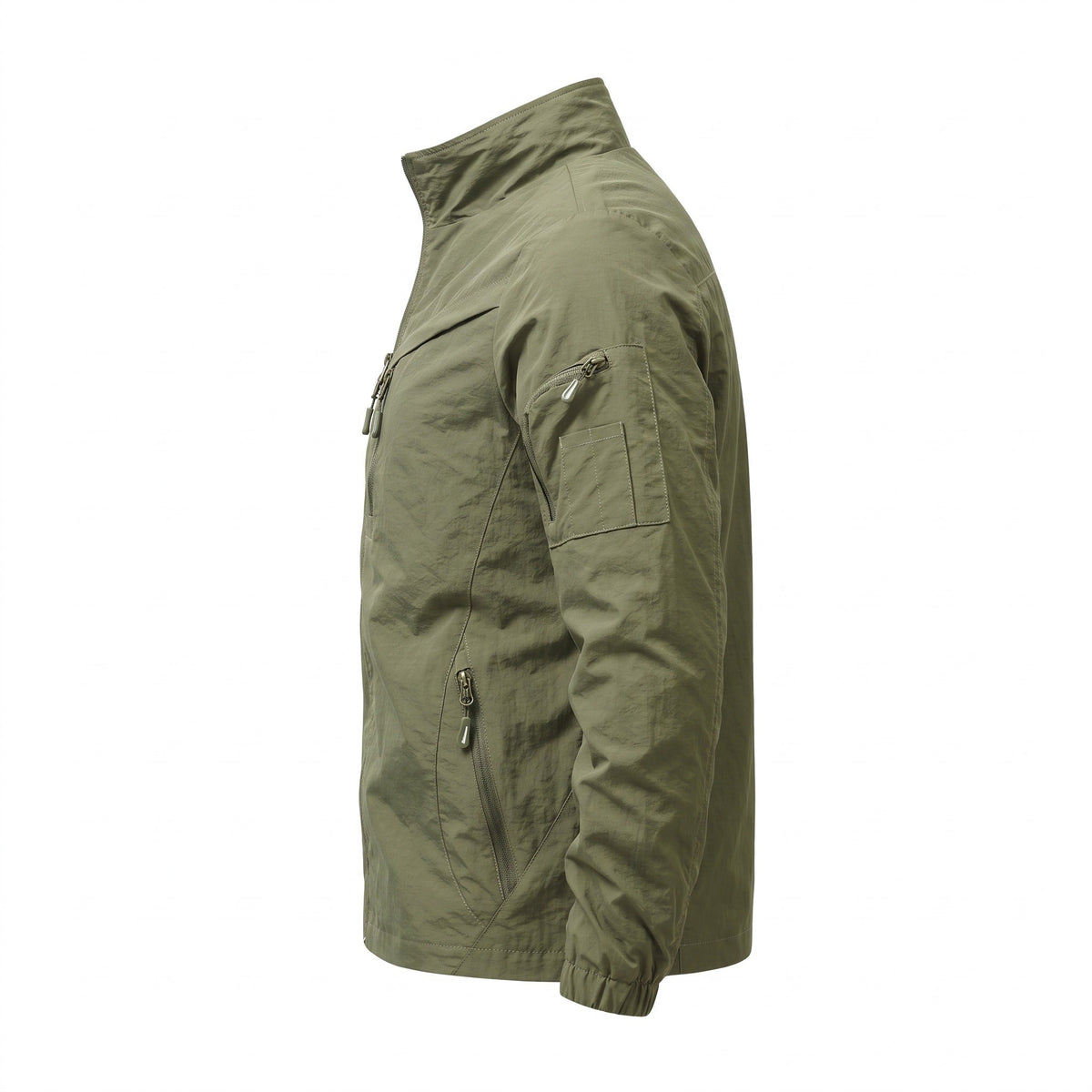 Men's Utility Field Jacket | Stand Collar | Weather Resistant | Sleeve Pocket
