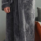 Men's Fleece Dressing Gown | Shawl Collar | 2 Colours