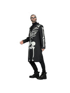 Skeleton costume coat, side view