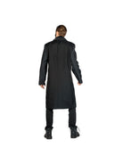 Skeleton costume coat, plain black back
