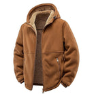 Men's Teddy Lined Fleece Zip Jacket with Hood | 3 Colours