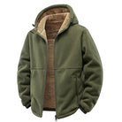 Men's Teddy Lined Fleece Zip Jacket with Hood | 3 Colours